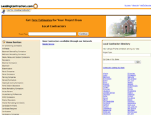 Tablet Screenshot of leadingcontractors.com